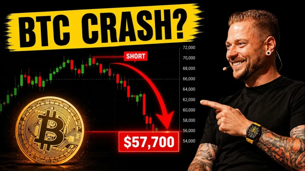 Titelbild zum Bitcoin-Short-Trade und wie man von fallenden Kursen an der Börse profitiert