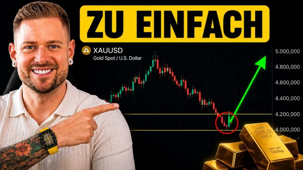 Titelbild zum Gold-Trading und wie man die besten Einstiege im Goldchart findet
