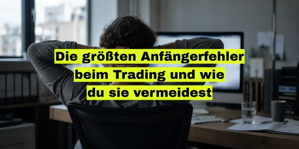 Person lehnt sich mit beiden Händen hinter dem Kopf im Bürostuhl zurück und blickt auf einen Monitor am Schreibtisch
